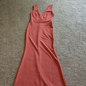 Salmon/Coral Gown
